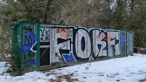 Shipping Container turned into a building