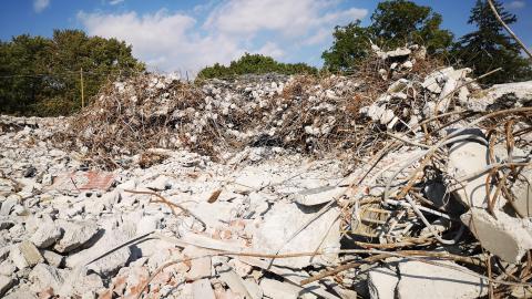 Photo from Sept '22 North Pav. Demo