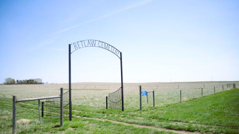 Another angle of the sign