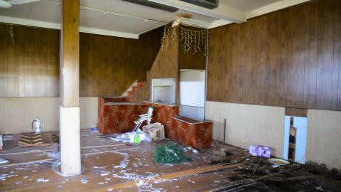 Another angle of the community hall