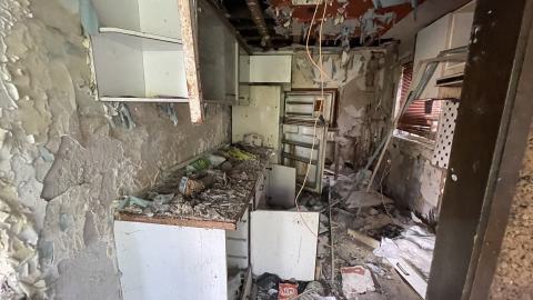 Photo from heavily  decrying home