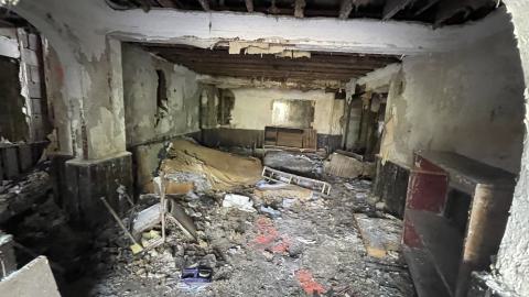 Photo from heavily  decrying home