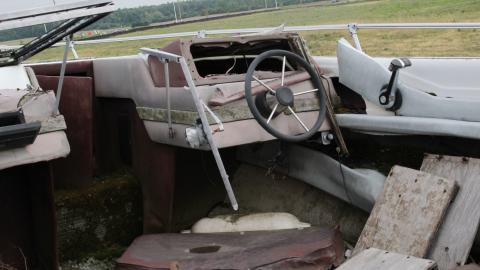 The boat that my friend believes was the neighbours