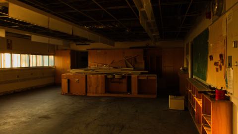 backrooms level asbestos cover photo