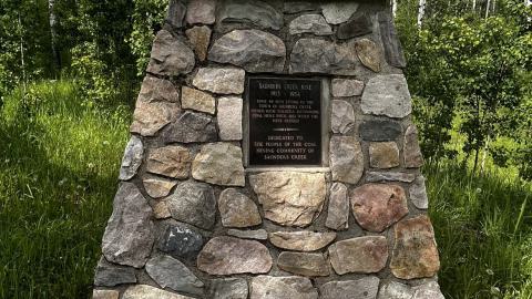 Ghost town of Saunders, Alberta - Clearwater County, Alberta