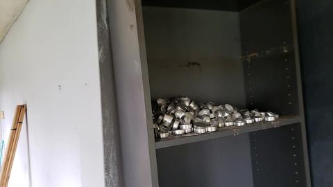 Someone liked to collect tea lights