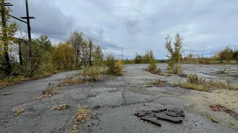 Site of the old parking lot and main building