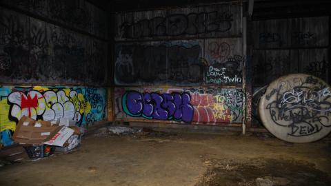 Graffiti up to the ceiling (#2)