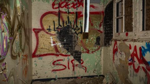 Some major paint peeling