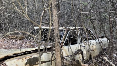 Old Buick Behind Old Commercial photo 3