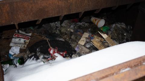 Garbage disposal / dumpster area (3)