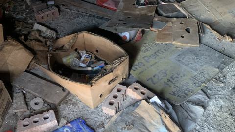 Photo from Large abandoned grain cylinder