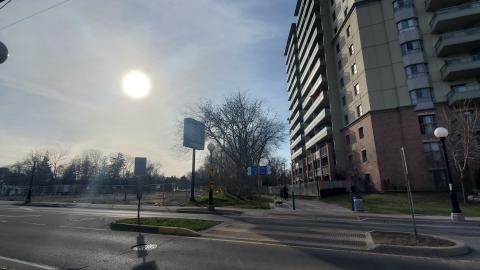 further view from across the street