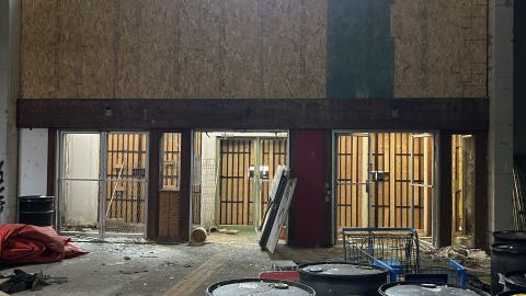 Photo from abandoned flea market