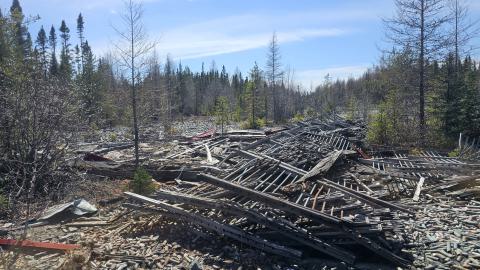 The collapsed core racks