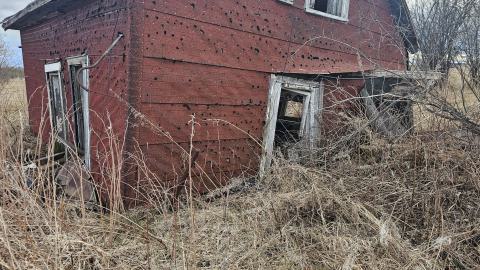 A view from the side