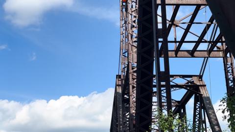 Photo from train bridge