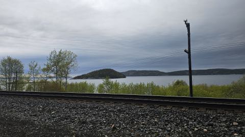 A view of Lake Superior from Jackfish