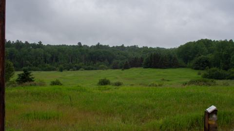 The grounds around the prison
