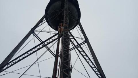 Photo from just the tower