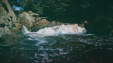 Photo from Cooper's Falls on expired 35mm film