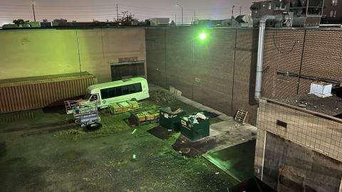 Roof view of back area