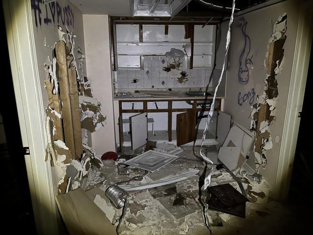 Upstairs kitchen