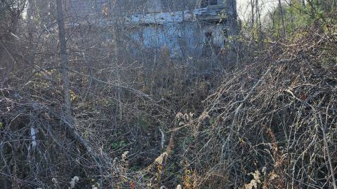 Home is condemned but still standing