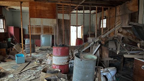 Molde School - Geocache Location - Grande Prairie County No. 1, Alberta