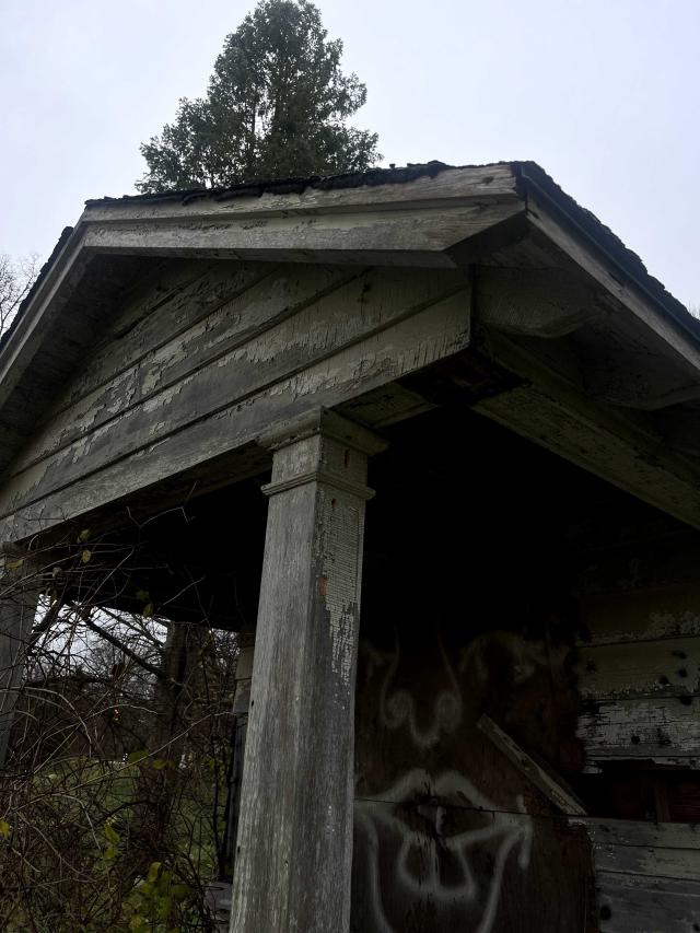 part of an abandoned shed