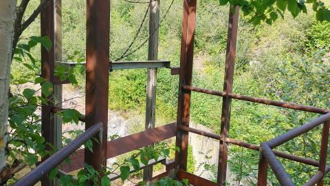 The end of the catwalk