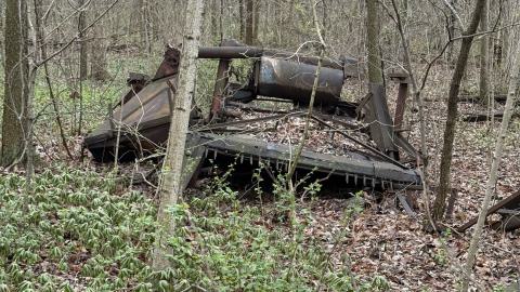 Abandoned vehicles and farm equipment photo 2