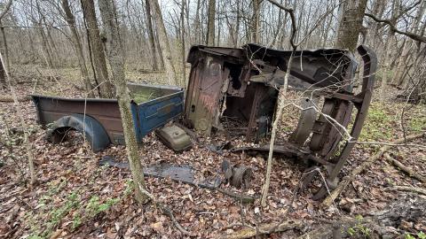 Abandoned vehicles and farm equipment