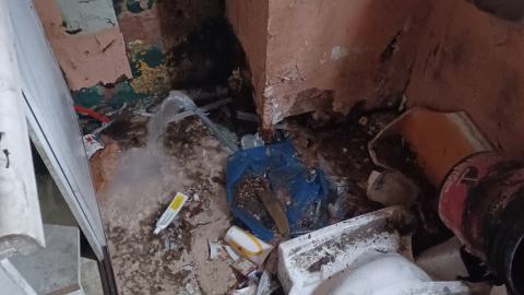 The source of the flooding