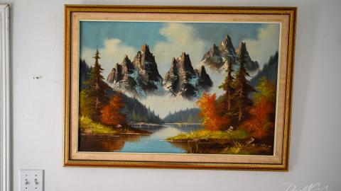 "You need your art spoon-fed to you" - Abandoned Waterfront Home With Artwork Left Behind-24.jpg