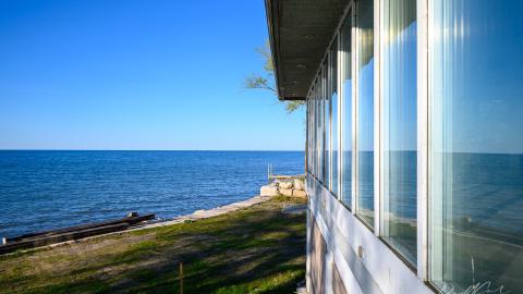 "You need your art spoon-fed to you" - Abandoned Waterfront Home With Artwork Left Behind-26.jpg