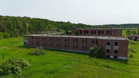 Right side of the prison