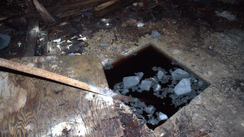 Camp Bison Prison Farm (Burwash Correctional Centre) - Burwash_Inside_B1_Hole.jpg