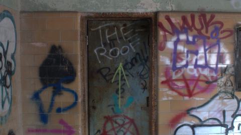 Camp Bison Prison Farm (Burwash Correctional Centre) - Burwash_Inside_F2_Roof_Enterance_1.jpg