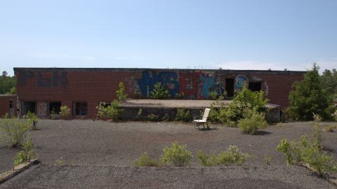 Camp Bison Prison Farm (Burwash Correctional Centre) - Burwash_Roof_LookingBack.jpg