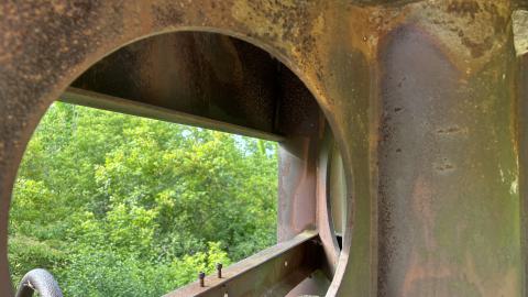 Photo from Cold War antenna