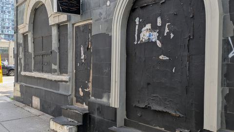 Photo from Black paint and security warnings