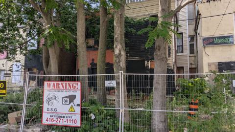 Photo from Black paint and security warnings