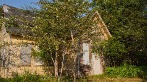 Front of the building