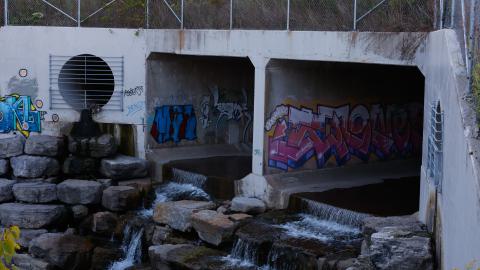 Creeks and drainage pipes - Toronto, Ontario