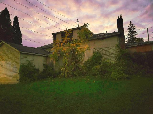 Every single part of the house is boarded