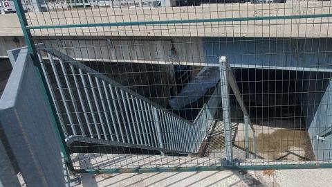 stairs under the bridge