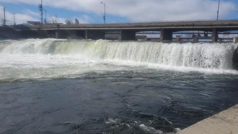 farther picture of the dam