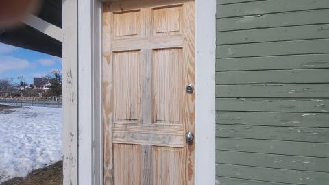 back door of the lock keepers house