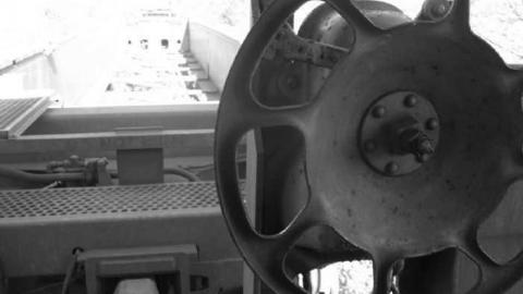 Train on Decommissioned Track photo 2